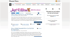 Desktop Screenshot of just4mom.blogs.deseretnews.com