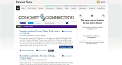 Desktop Screenshot of concertconnection.blogs.deseretnews.com