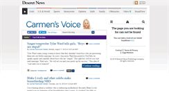 Desktop Screenshot of carmensvoice.blogs.deseretnews.com