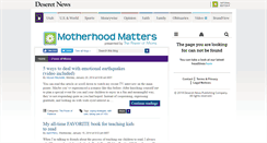 Desktop Screenshot of motherhoodmatters.blogs.deseretnews.com