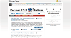 Desktop Screenshot of decision2012.blogs.deseretnews.com