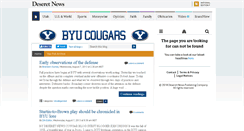 Desktop Screenshot of byucougars.blogs.deseretnews.com