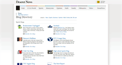 Desktop Screenshot of blogs.deseretnews.com