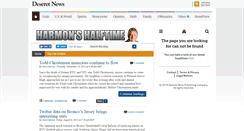Desktop Screenshot of harmonshalftime.blogs.deseretnews.com